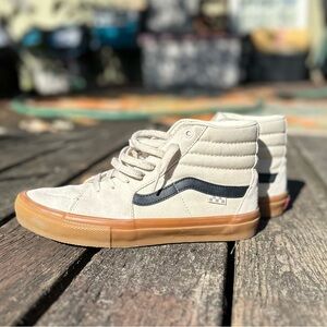 Vans Cream Pro Skate high top shoes